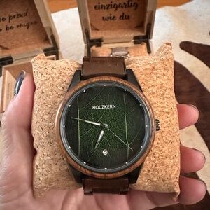 Holzkern Green and Brown Watch